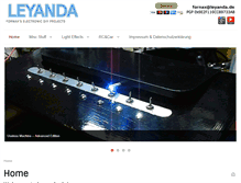 Tablet Screenshot of leyanda.de